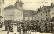 Hadol - Le Centre - Sortie de la Messe
